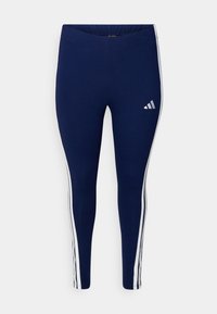 ESSENTIALS 3-STRIPES PLUS SIZE - Trikoot - dark blue/white