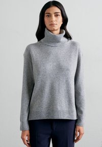 Filippa K RELAXED TURTLE NECK  - Pullover - grey melange