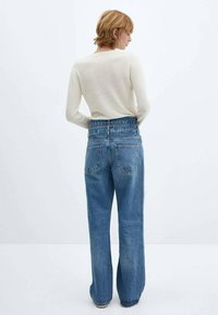Mango Relaxed fit jeans - dark blue
