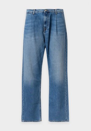Samsøe Samsøe, PLEAT JEANS - Дънки със свободна кройка - blue denim