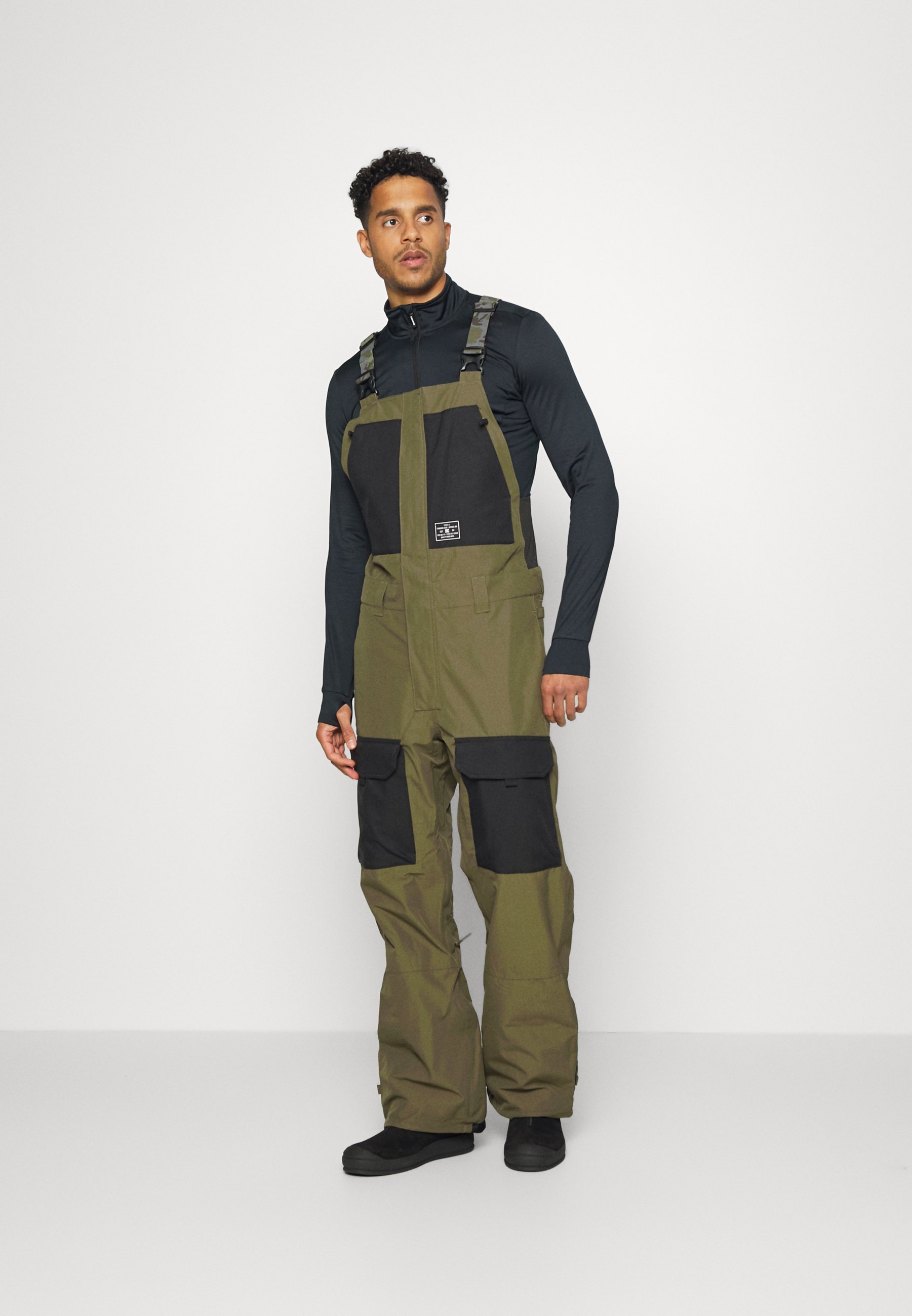 DC Shoes SHADOW BIB - Pantaloni da neve - olive night/oliva - Zalando