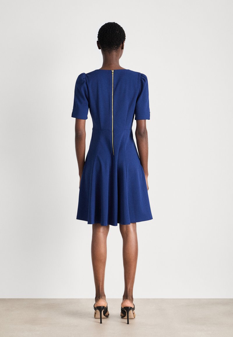 DKNY SIDE RUCHED - Cocktail dress / Party dress - coastal blue/blue -  Zalando