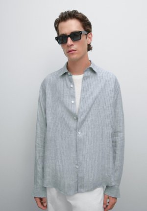 REGULAR FIT STRIPED - Shirt - blue