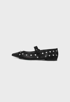 Pretty Ballerinas, Балеринки с каишка около глезена - black