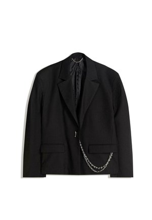 TAILORED WITH CHAIN  - Giacca - black