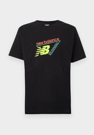 CLASSIC TRI LOGO UNISEX - Nyomott mintás póló - black