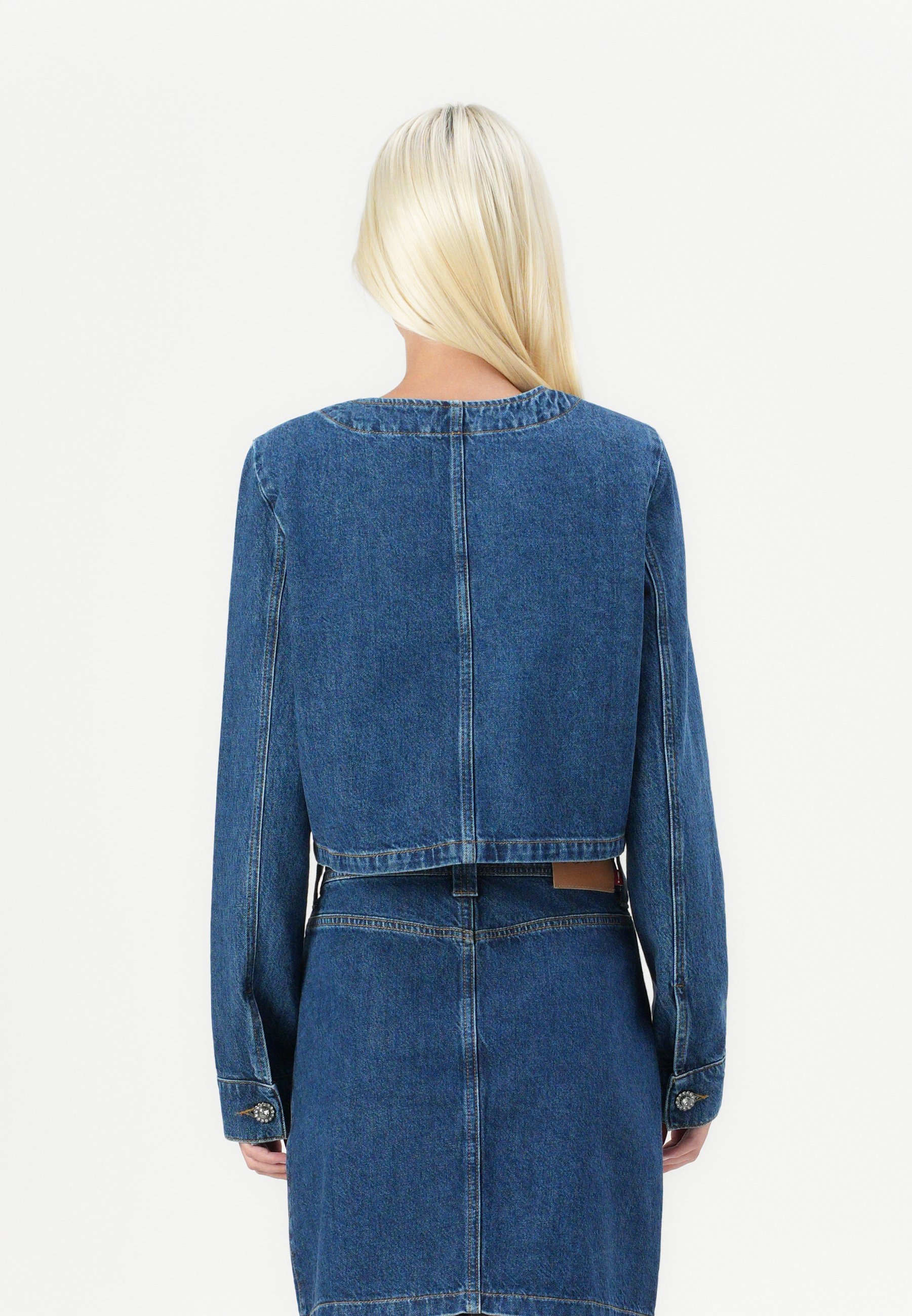 JOOP! Jeans INA - Džinsinis švarkelis - navy/tamsiai mėlyno džinso