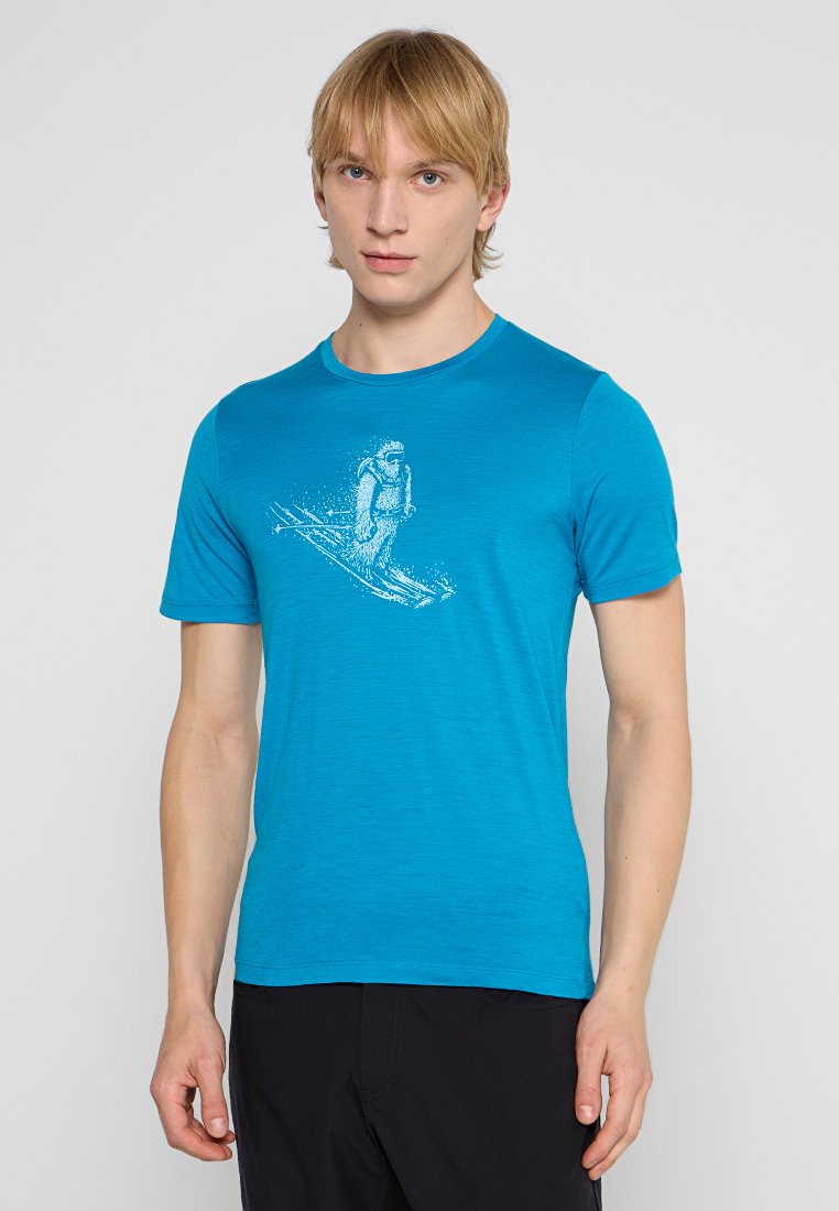 Icebreaker Sport T-shirt blauw Icebreaker Sport T-shirt blauw