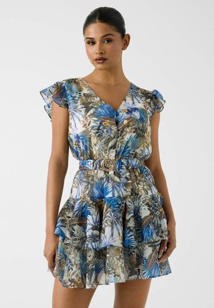 Guess, BEDRUCKTES MINI DRESS - Robe de jour - blumenmuster