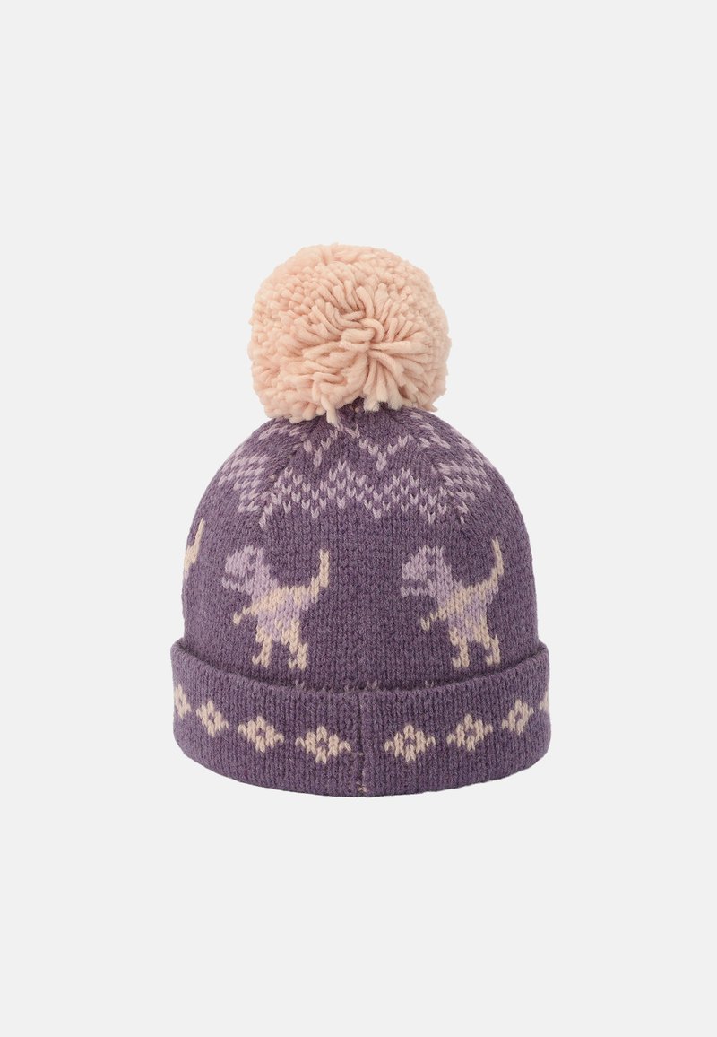 Coach Pink Textured Beanie with Pom Pom Coach EMBOSSED C KNIT BEANIE | Cruise Fashion main image 4
