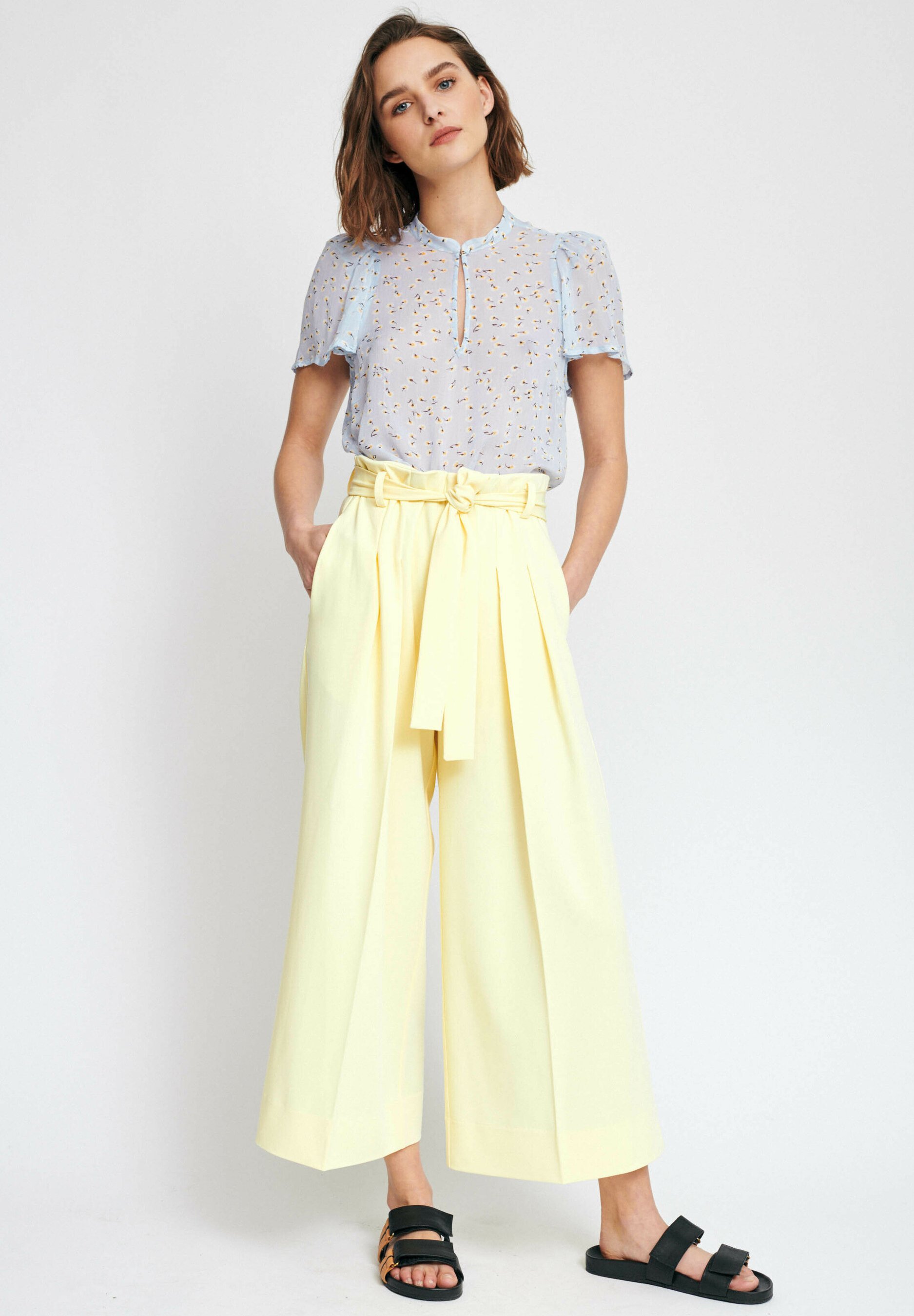 lemon trousers