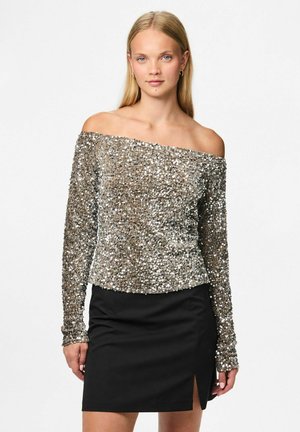 Pieces OFF SHOULDER KAM - Blusa - morel