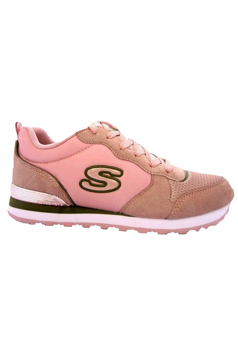 Damen Sneaker low | Skechers Sport Sneaker low mauve suede/ mesh/ silver duraleather trim/rosa - DT75484 Damen Sneaker low | Skechers Sport Sneaker low mauve suede/ mesh/ silver duraleather trim/rosa - DT75484