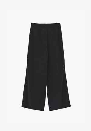 OXXO, OXXO HIGH WAIST POCKET DETAILED WIDE LEG PANTS - Pantalon classique - black