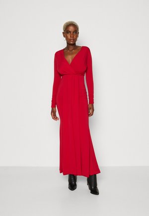 WAL G. LUELLA LONG SLEEVE SLINKY - Μάξι φόρεμα - wine