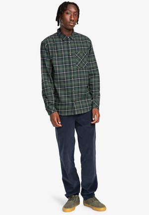 Element IVY LS - Shirt - deep forest plaid