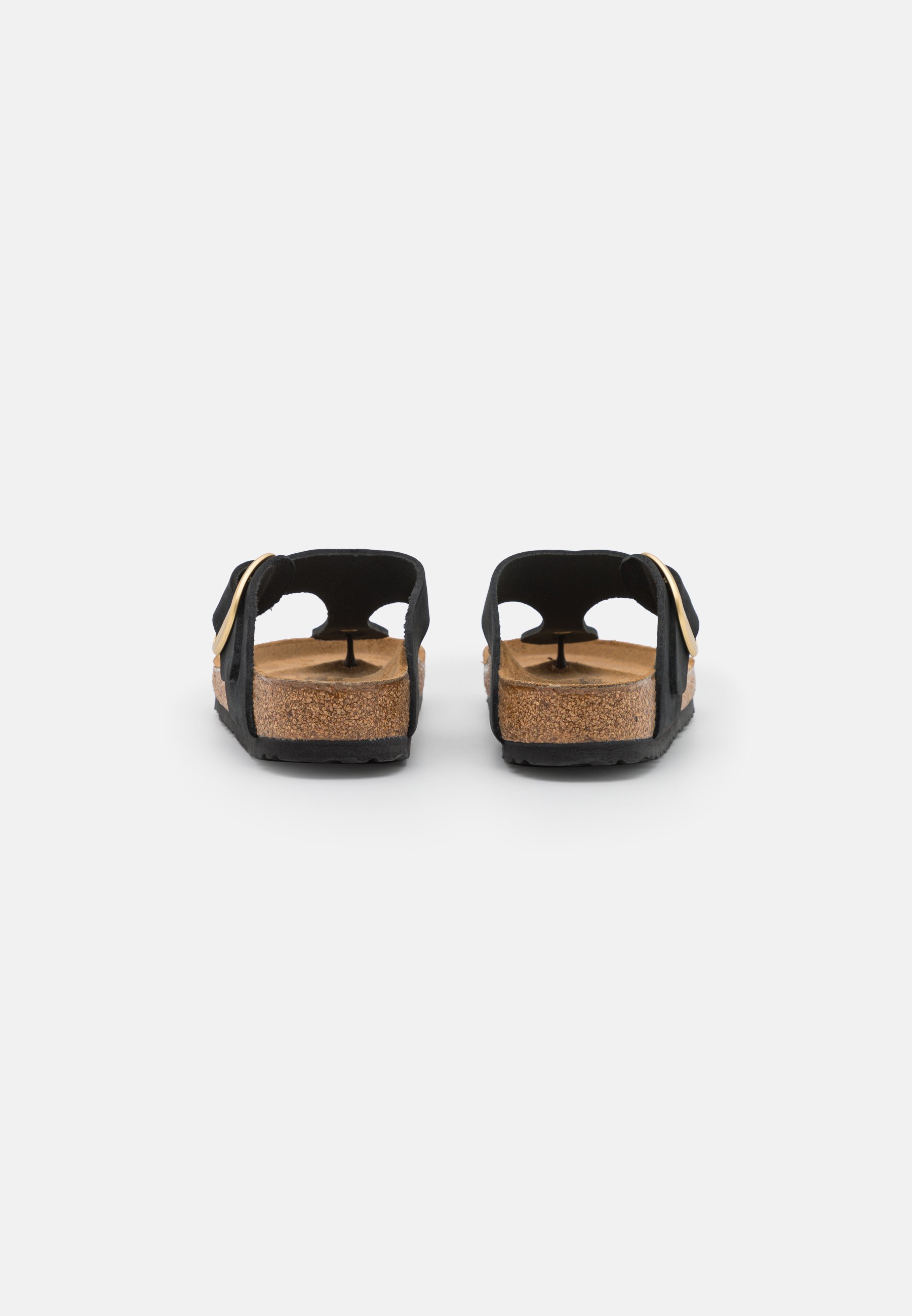 Birkenstock GIZEH BIG BUCKLE REGULAR - Sandals - black - Zalando.co.uk