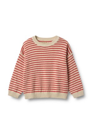 LEISE - Jumper - red stripe
