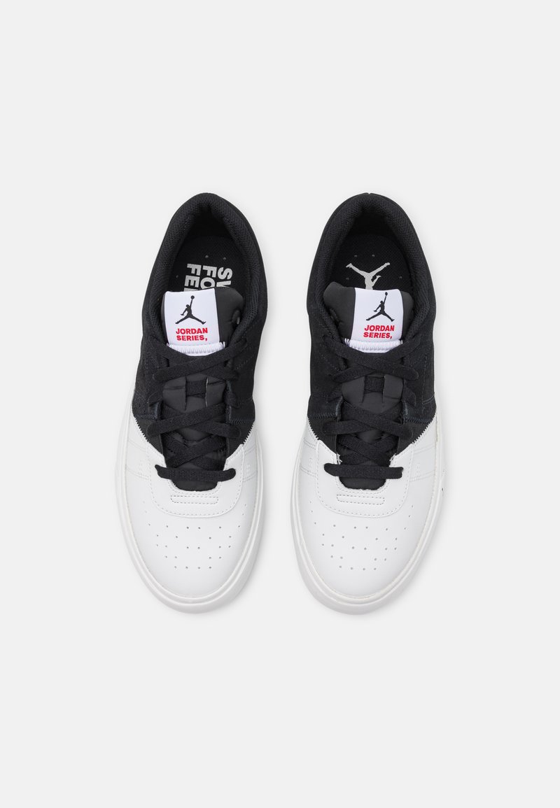 red and black off white jordans