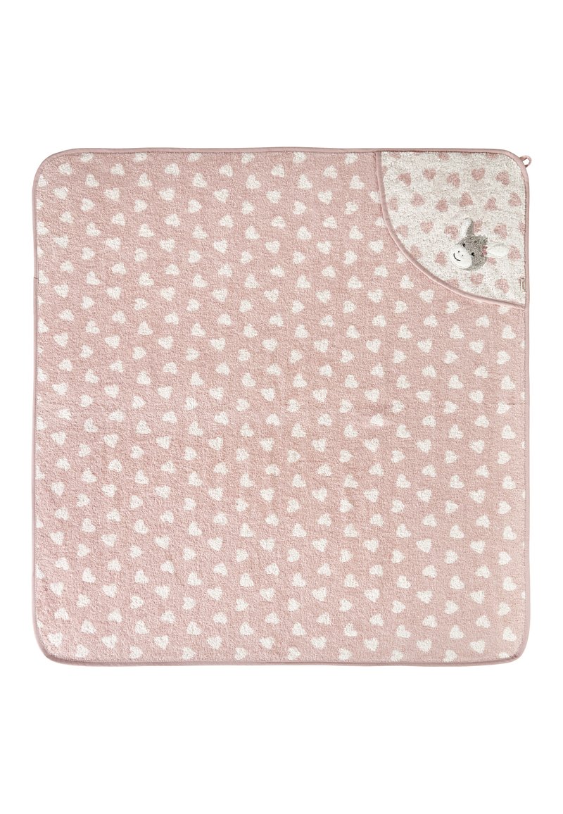 Sterntaler KAPUZENBADETUCH 100 X 100 CM EMMI GIRL - Bath towel - zartrosa