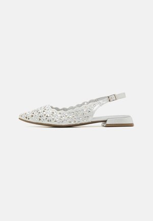 Slingback ballet pumps - silber