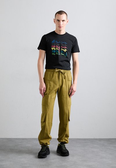 PS Paul Smith MENS SLIM FIT - Μ πλουζάκι με στάμπα - blacks