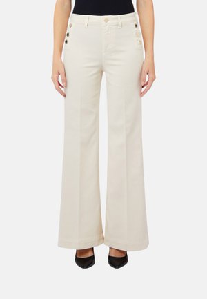 LIU JO, PANTALONE - Jeans a zampa - avorio