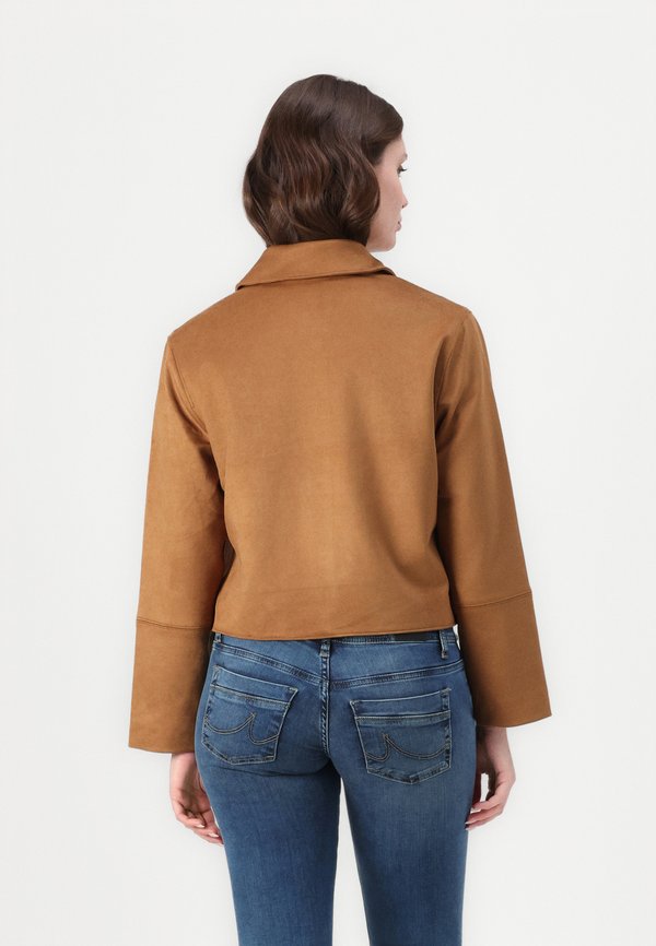 Vegan Suede Button-Through Jacket - Light jacket - tannin2