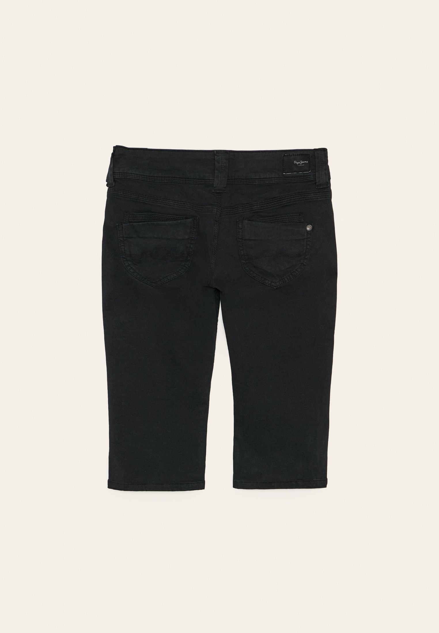 Pepe Jeans VENUS CROP - Shorts vaqueros - black/negro - Zalando.es