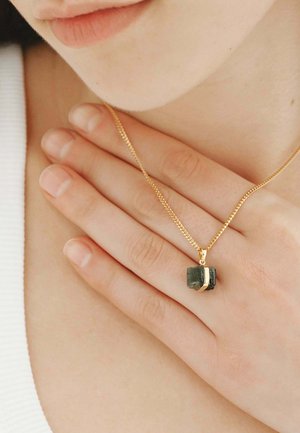 Aristocrazy, CHARM PIEDRA DE NACIMIENTO OCTUBRE CON TURMALINA VERDE UNISEX - Adorno - gold-coloured