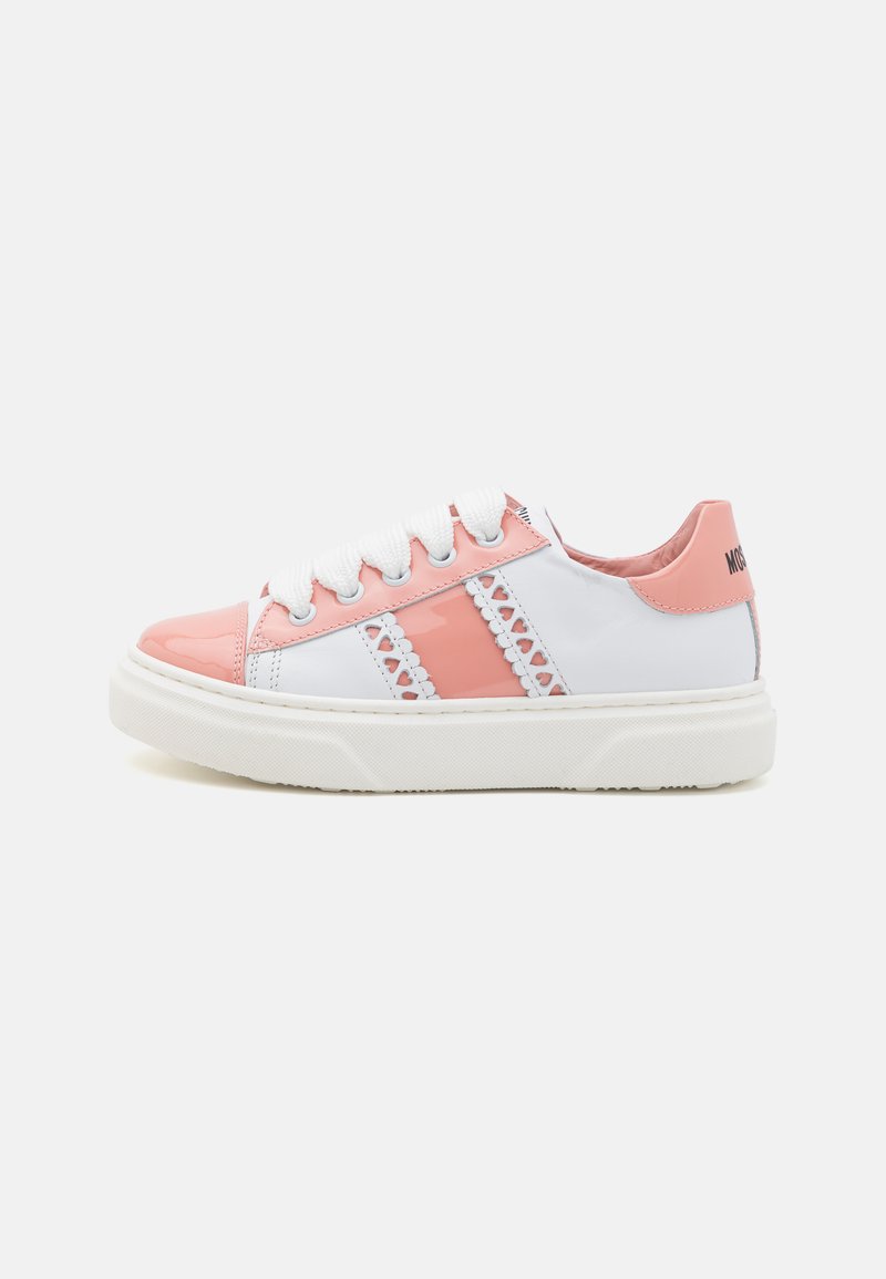 MOSCHINO - UNISEX - Sneakers laag - white/pink, Vergroten