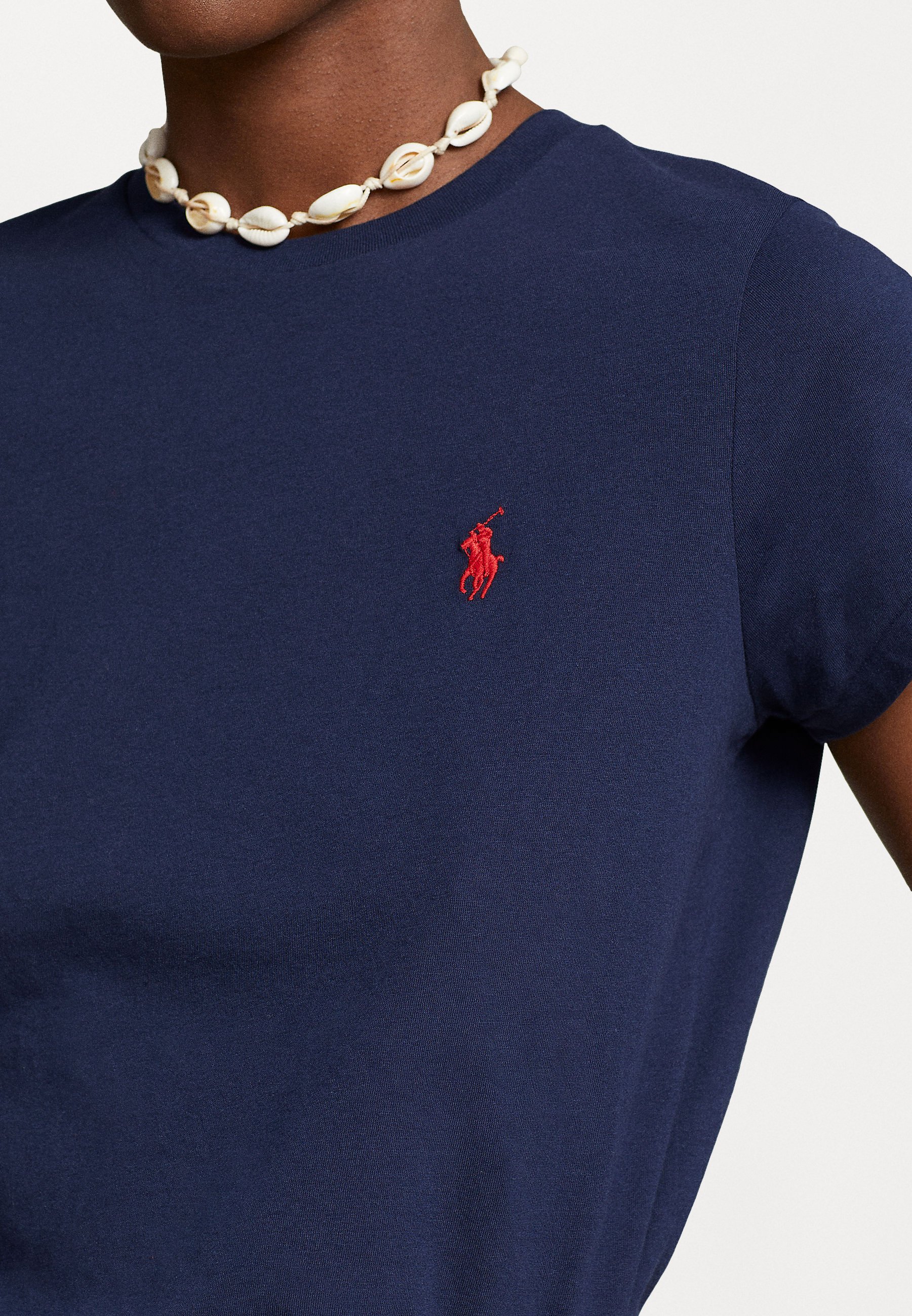 売れ筋商品|||ラルフローレン Tシャツ レディース トップス SHORT SLEEVE UNISEX - Print T-shirt - cruise navy Polo Ralph Lauren SHORT SLEEVE UNISEX - T-shirt basic
