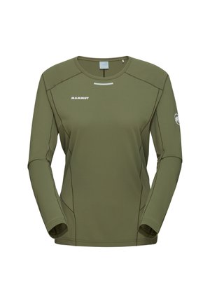 Mammut, MAMMUT AENERGY FL LONGSLEEVE WOMEN - Maglietta a manica lunga - marsh