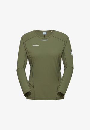 Mammut, MAMMUT AENERGY FL LONGSLEEVE WOMEN - Maglietta a manica lunga - marsh