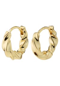 TAFFY SMALL SWIRL HOOP EARRINGS GOLD-PLATED - Korvakorut - gold plated