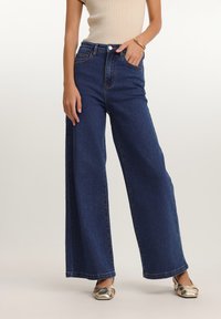 Anna Field - Flared jeans - blue wash Miniatyrbilde 1