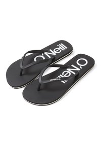 Mustad mustad jalgadea mitte libisev põhi, valge O'Neill logo ja mustad kummirihmad. Omab kontrastset valget äärt ümber talda.