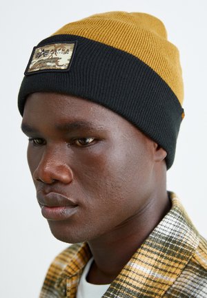 CREW LABEL BEANIE UNISEX - Mössa - khaki