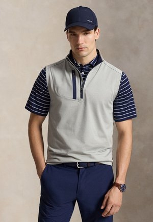 Polo Ralph Lauren STRETCH JERSEY QUARTER-ZIP VEST - Pullover - spring heather