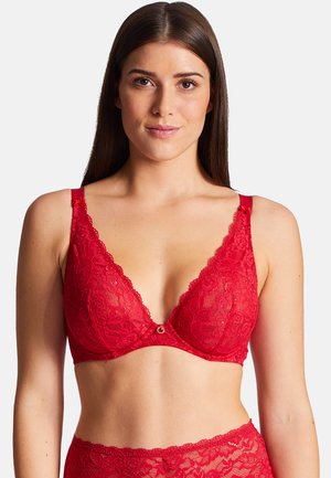 Soutien-gorge à armatures - rouge gala