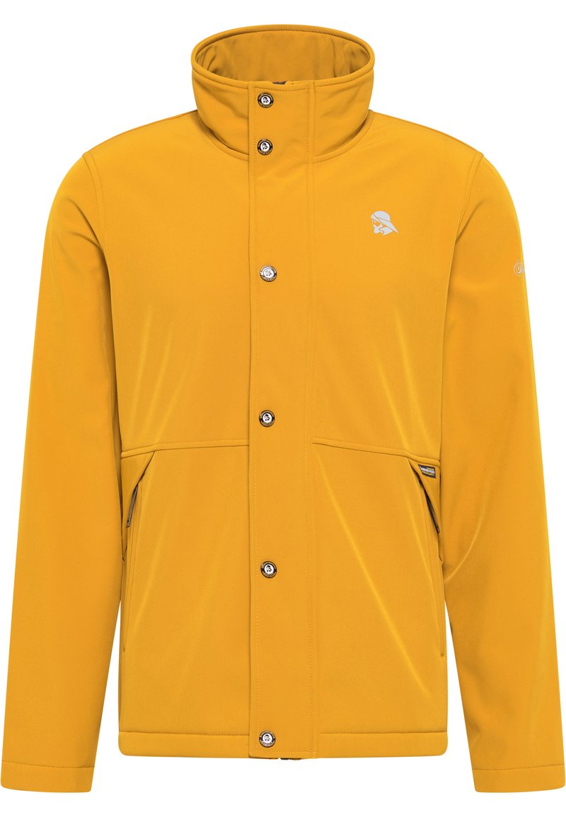 Schmuddelwedda Outdoorjas mosterdgeel