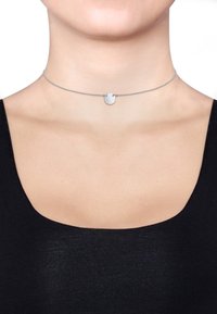 Elli - PLATE BASIC - Ketting - silver-coloured Miniatuurafbeelding 1