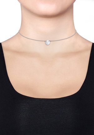 PLATE BASIC - Necklace - silver-coloured