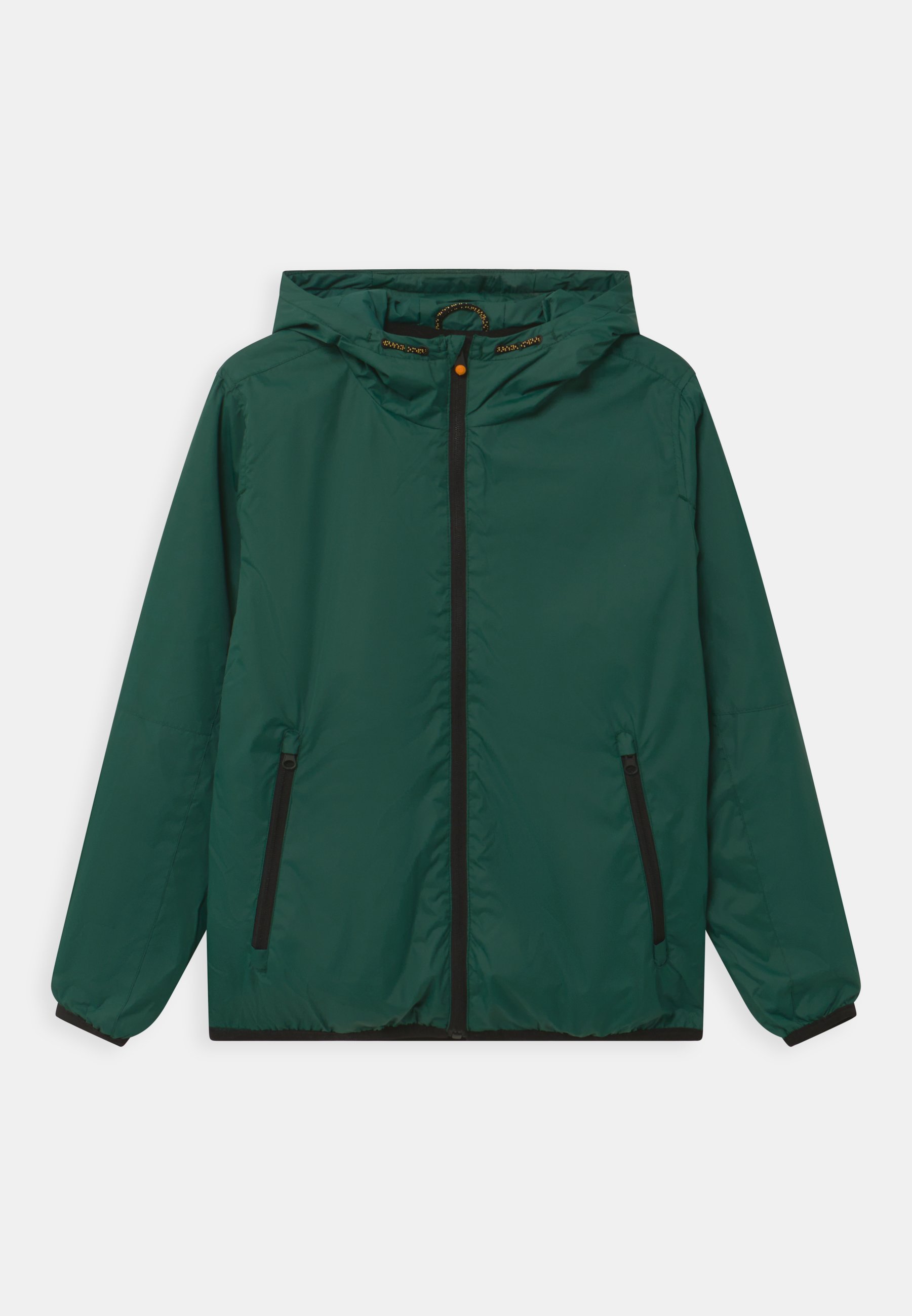 hunter green rain jacket