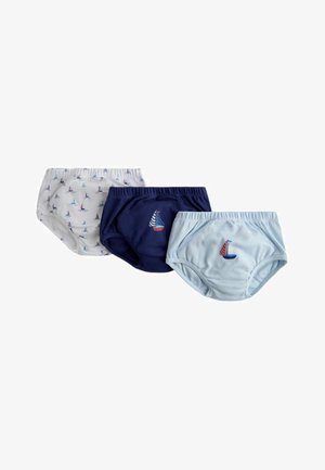 JoJo Maman Bébé, REGULAR FIT - 3-PACK TRACTOR TRAINING PANTS . - Nohavičky/Slipy - blue multi
