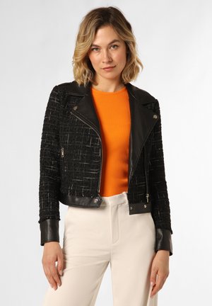 Kunstlederjacke - schwarz