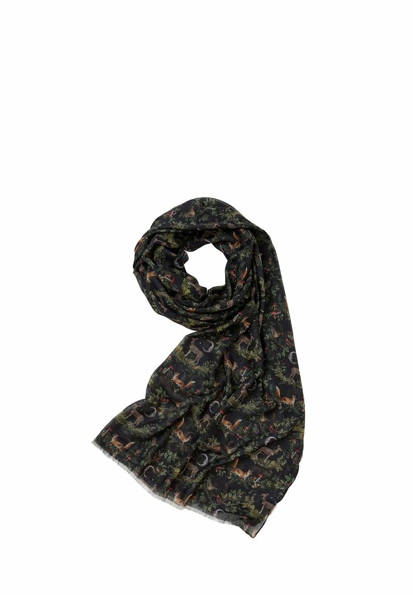 A NIGHT S TALE WOODLAND MIDNIGHT LIGHT WEIGHT SCARF. - Schal - multi color