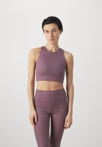 Girlfriend Collective RIB DYLAN BRA - Sujetadores deportivos con sujeción media - pewter
