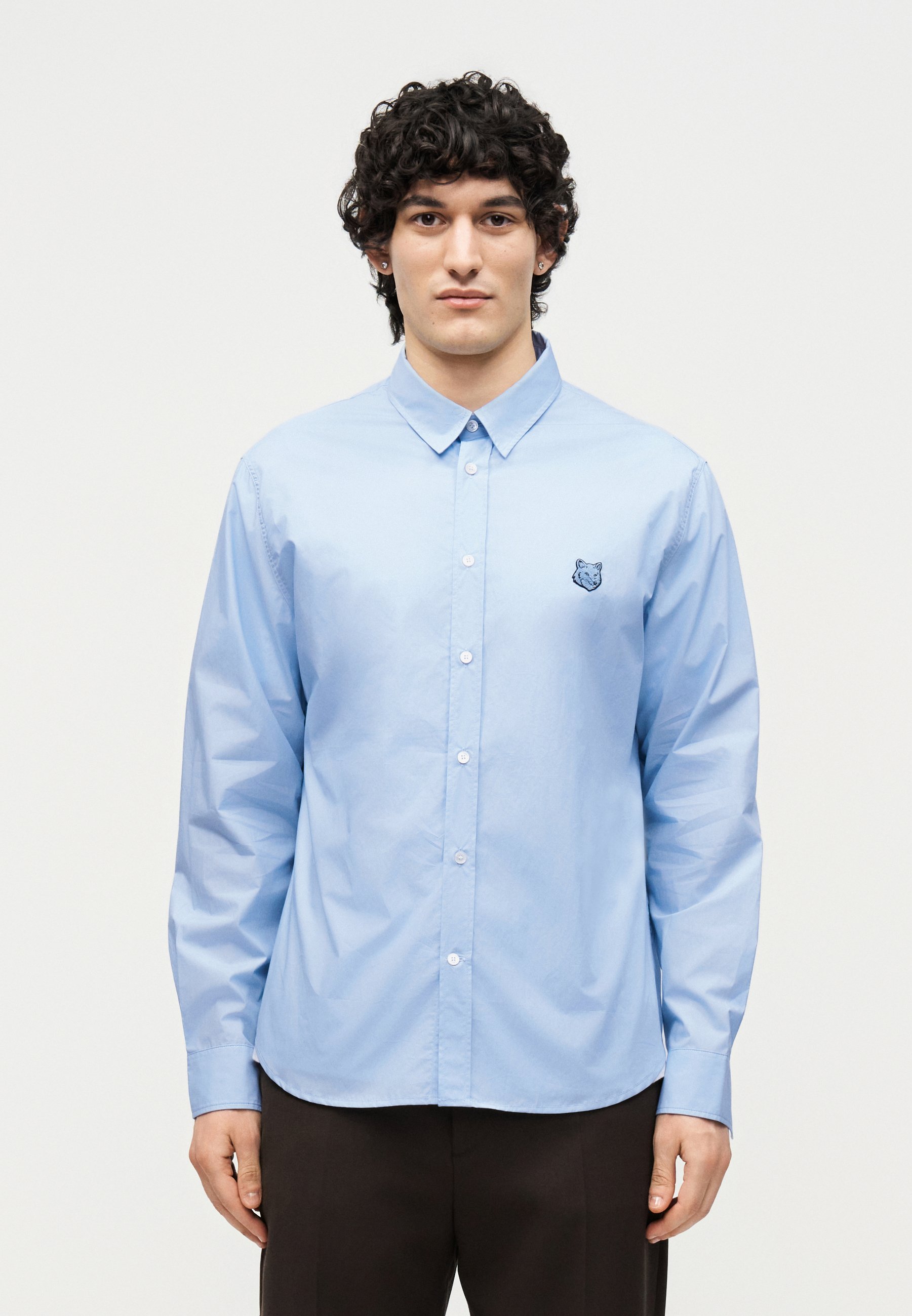 Maison Kitsuné TONAL FOX HEAD CASUAL SHIRT - Shirt - pure blue