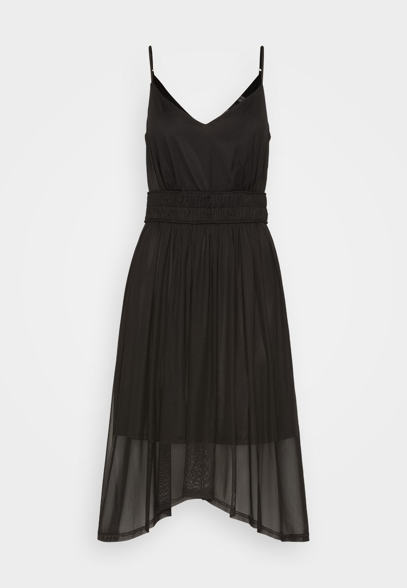 black and grey prom dresses A-Line Tulle Satin Black/White Long Prom Dress. Black Long Formal Dress US 2 / Black/White